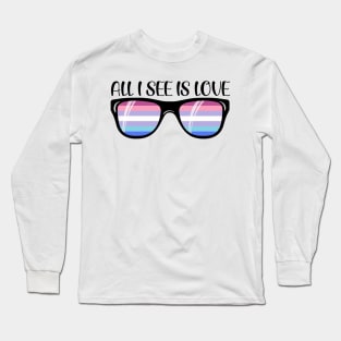 Bigender Sunglasses - Love Long Sleeve T-Shirt